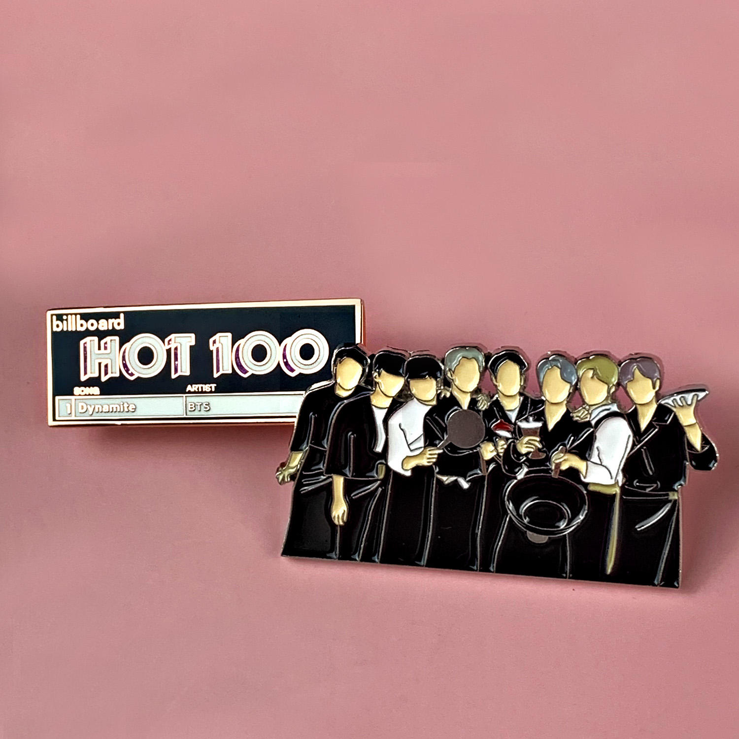 Sem mínimo de lembrança de fabricante de alfinetes personalizado etiqueta kpop coreano alfinetes de lapela distintivo ouro rosa brilho macio esmalte duro flor boy bts pin