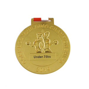 Primeiras medalhas de ouro personalizadas para o dia dos esportes