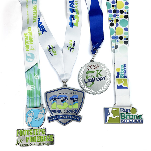 Medalhas do Desafio da Maratona de Corridas Virtuais 2021