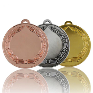 Medalha em branco de cobre de sublimação esportiva