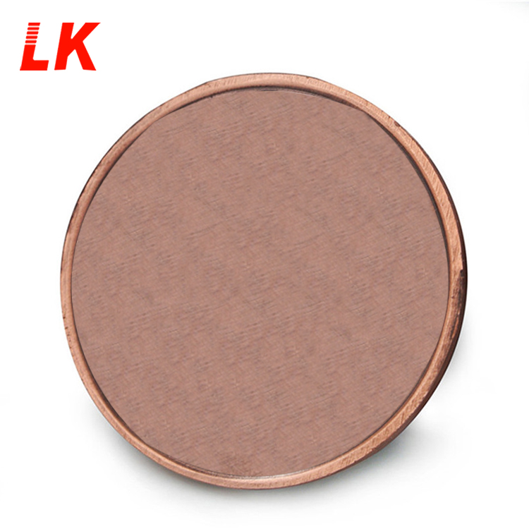 Molde em estoque 30mm 40mm 50mm personalizado de fábrica bronze cobre desafio moeda moedas em branco para gravação