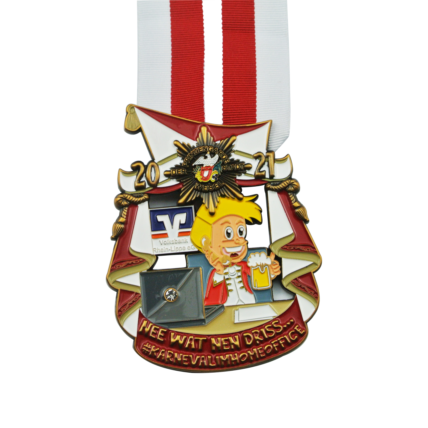 u003Ci>Cheerleading Fiesta Carnival Medal 【Antique Silver Plated, Casted, Individual Shape Enamel Colors, Incl.u003C/i> u003Cb>Medalha de Carnaval Fiesta Cheerleading 【Banhado a Prata Antigo, Fundido, Cores de Esmalte de Forma Individual, Incl.u003C/b> u003Ci>Cord】u003C/i> u003Cb>Cordão】u003C/b>